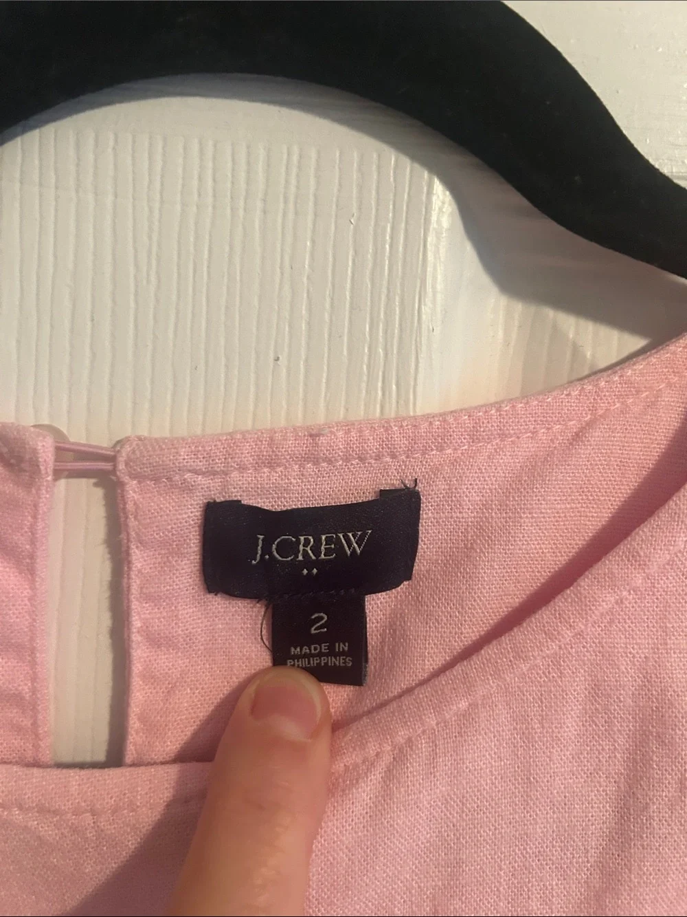 J CREW woman’s size 2 pink Tiered Ruffle Sleeve Dress
